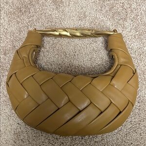 JW PEI Tan Woven Mini Bag